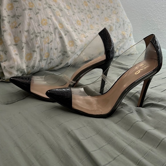 COPY - Mix No 6 high heels. Black. Size 8.5 - Picture 1 of 2